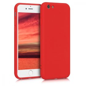  Husa pentru Apple iPhone 6 / iPhone 6s, Silicon, Rosu, 49980.09