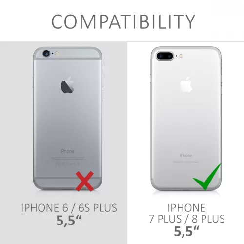 Husa pentru Apple iPhone 8 Plus / iPhone 7 Plus, Silicon, Roz, 49981.77