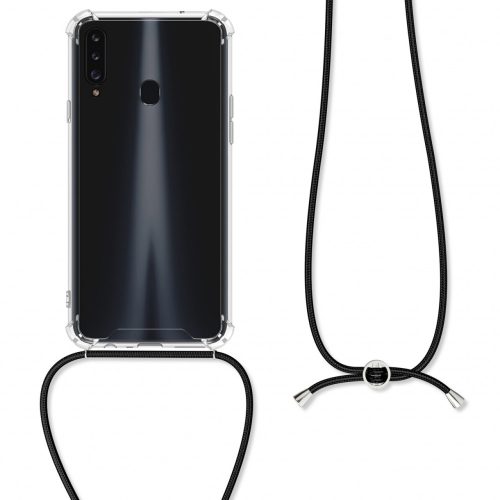 Husa pentru Samsung Galaxy A20s, Silicon, Negru, 52935.01