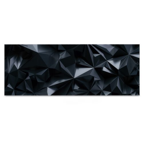 Tabla memo din sticla Navaris, banda magnetica, 80x30 cm, slim, gri/gri inchis, sticla