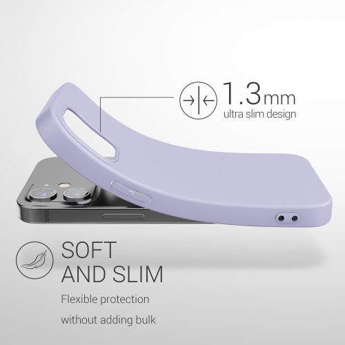 Husa pentru Apple iPhone 12 Mini, Silicon, Mov, 53042.108