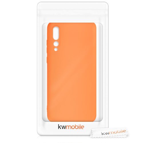 Husa pentru Huawei P20 Pro, Silicon, Portocaliu, 44223.150