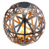 Lampa solara de exterior Navaris, Iluminare LED, 30 cm, Pornire/oprire automata, 47543.09