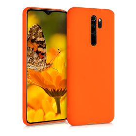   Husa pentru Xiaomi Redmi Note 8 Pro, Silicon, Portocaliu, 50242.69