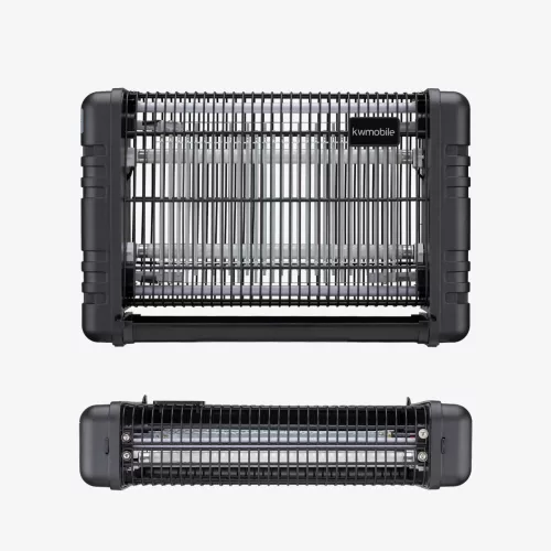 Lampa UV pentru insecte 4000V, 80 m2, Kwmobile, Negru, Plastic, 53414.01