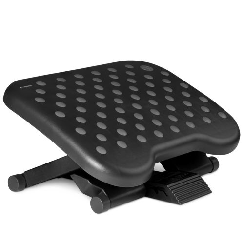 Suport picioare reglabil Navaris, 43.7x33 cm, 3 trepte, 0-25, birou, HIPS, negru, plastic