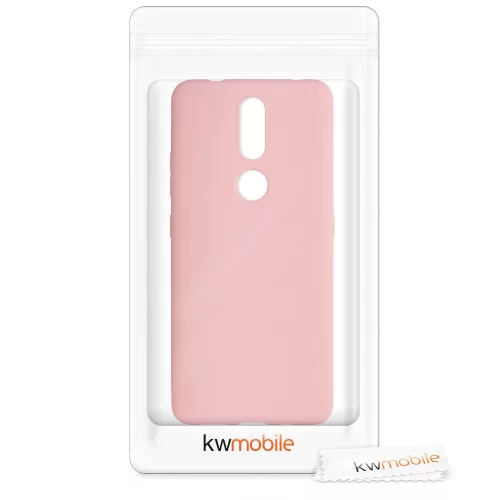 Husa pentru Nokia 2.4, Silicon, Rose Gold, 53496.89