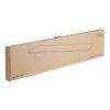 Suport dublu pentru monitoare Navaris, 109x23x12 cm, 50 kg, maro, lemn