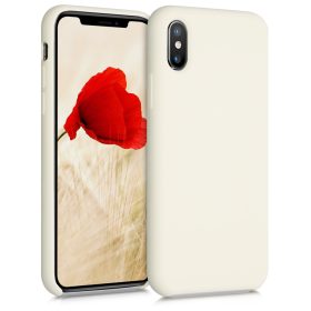   Husa pentru Apple iPhone X / iPhone XS, Silicon, Bej, 46313.204