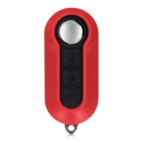 Carcasa Cheie pentru Fiat / Lanica - 3 Butoane, Plastic, Rosu, 48232.09