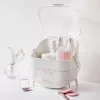 Organizator pentru cosmetice cu 2 sertare si capac transparent Navaris, Alb, 53845.02