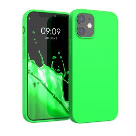   Husa pentru Apple iPhone 12 / iPhone 12 Pro, Silicon, Verde, 53939.44