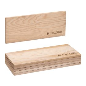   Set 6 x Scanduri de cedru Navaris pentru afumare, 30 x 14 cm, 54038.02