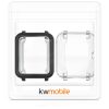 Set 2 Huse pentru Xiaomi Amazfit Bip / Amazfit Bip Lite, Silicon, Negru / Transparent, 54037.01