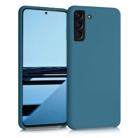   Husa pentru Samsung Galaxy S21 Plus, Silicon, Verde, 54066.57