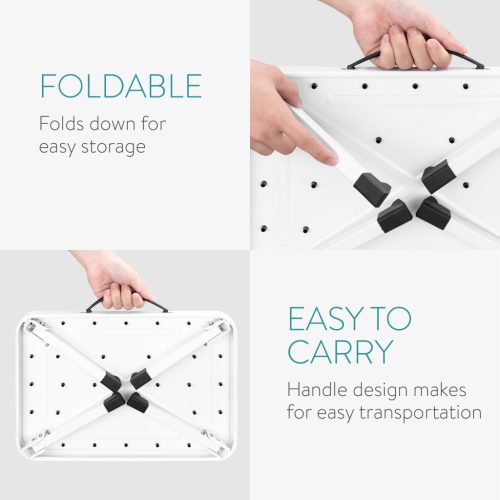 Scaun pliabil Navaris 1 treapta, 45.7x33x17.2 cm, 150 kg, metal, 54101.01