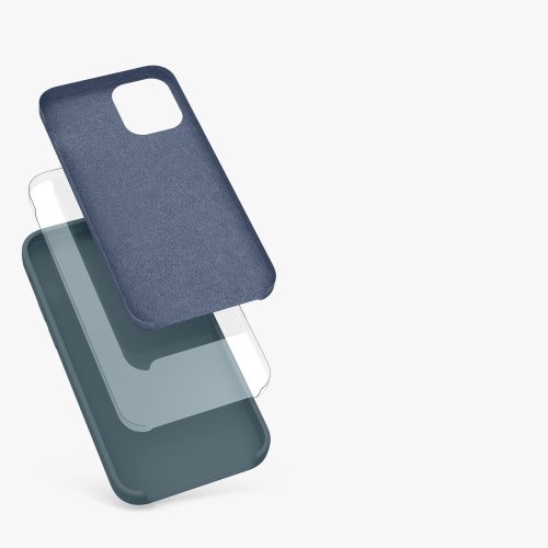 Husa pentru Apple iPhone 12 Mini, Silicon, Albastru, 52640.202