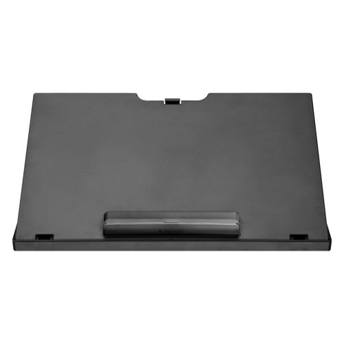 Masa laptop Navaris, reglabila 9 unghiuri, 37.6x28x5.8 cm, perna dubla, negru, plastic/textil