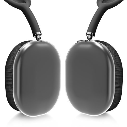 Husa pentru casti Apple AirPods Max, Kwmobile, Transparent, Silicon, 54208.03