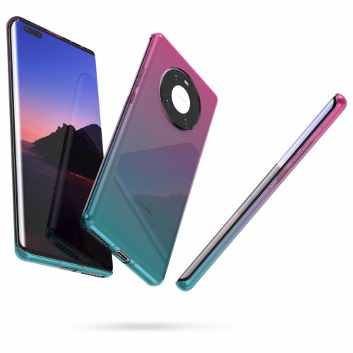 Husa pentru Huawei Mate 40 Pro, Silicon, Roz, 54239.01