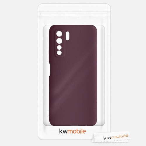 Husa pentru Huawei P40 lite 5G, Silicon, Rosu, 52529.190