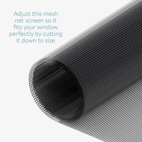 Plasa de insecte pentru fereastra Navaris, 220 x 150 cm, Ajustabila, Cleme magnetice, 54487.3