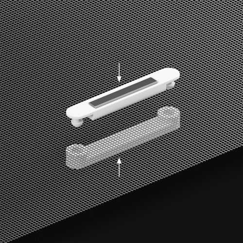 Plasa de insecte pentru fereastra Navaris, 220 x 150 cm, Ajustabila, Cleme magnetice, 54487.2