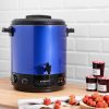 Fierbator electric Navaris 27 L, conservare/fructe si vin fiert, uz casnic/profesional, albastru, metal