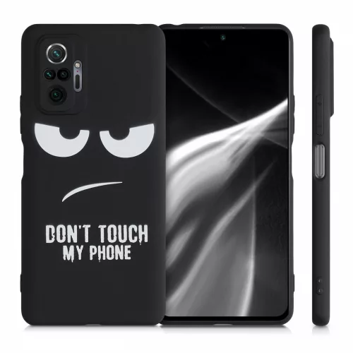Husa pentru Xiaomi Redmi Note 10 Pro, Silicon, Negru, 54555.01