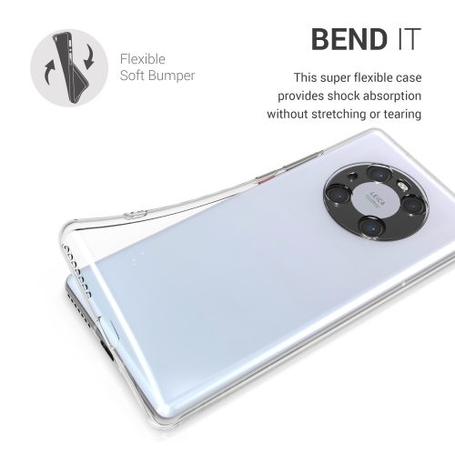 Husa pentru Huawei Mate 40 Pro, Silicon, Transparent, 54745.03