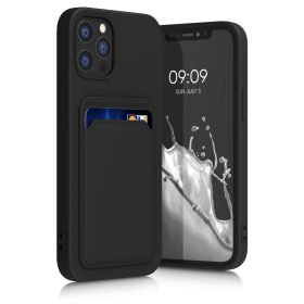   Husa pentru iPhone 12 / iPhone 12 Pro, Silicon, Negru, 55112.01