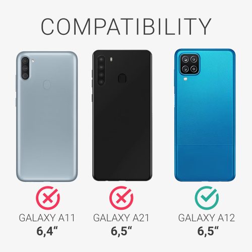 Husa pentru Samsung Galaxy A12, Silicon, Verde, 54052.128