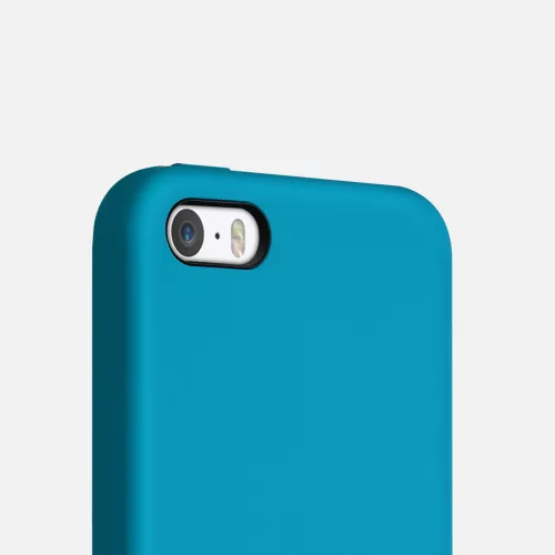 Husa pentru iPhone 5 / iPhone 5s / iPhone SE, Silicon, Albastru, 42766.224