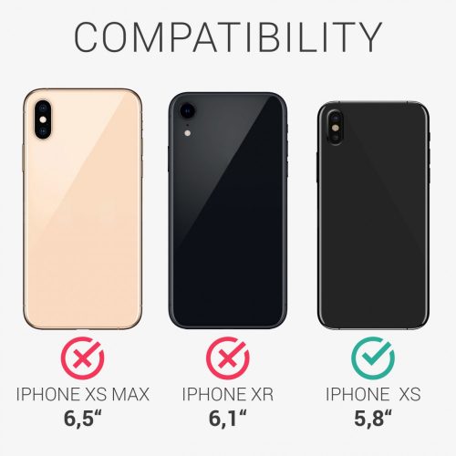 Husa pentru iPhone X / iPhone XS, Silicon, Albastru, 46313.224