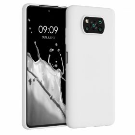   Husa pentru Xiaomi Poco X3 (NFC) / Poco X3 Pro, Silicon, Alb, 53482.48