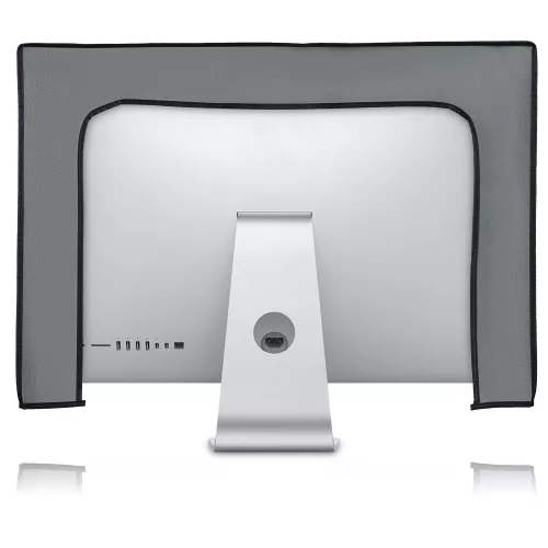 Husa pentru monitor de 27-28 inch, Kwmobile, Gri, Textil, 44635.22