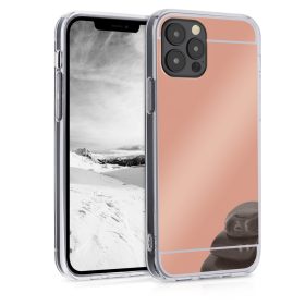   Husa pentru iPhone 12 / iPhone 12 Pro, Silicon, Rose Gold, 55688.41