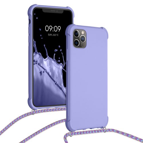 Husa pentru iPhone 11 Pro Max, Silicon, Mov, 55764.108