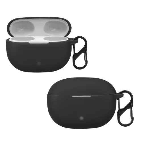 Husa pentru casti Beats Studio Buds, Kwmobile, Negru, Silicon, 55796.01