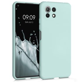   Husa pentru Xiaomi Mi 11 Lite 5G, Silicon, Verde, 56047.200, kwmobile