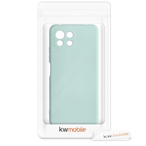 Husa pentru Xiaomi Mi 11 Lite 5G, Silicon, Verde, 56047.200, kwmobile