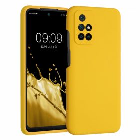   Husa pentru Xiaomi Redmi 10, Silicon, Galben, 56153.143, kwmobile