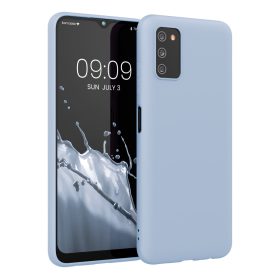   Husa pentru Samsung Galaxy A03s, Silicon, Albastru, 56517.58, kwmobile