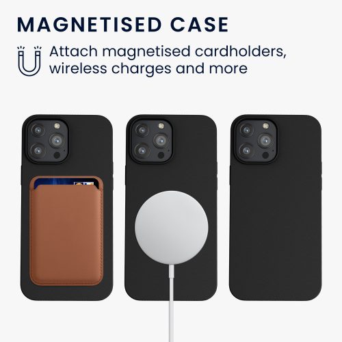 Husa pentru Apple iPhone 13 Pro Max, Silicon, Negru, 56561.01, kwmobile