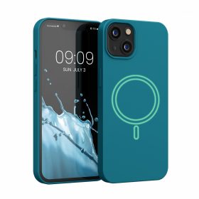   Husa pentru Apple iPhone 13, Silicon, Verde, 56559.57, kwmobile