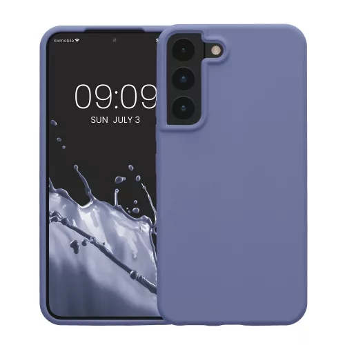 Husa pentru Samsung Galaxy S22, Silicon, Albastru, 56756.168, kwmobile