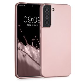   Husa pentru Samsung Galaxy S22 Plus, Silicon, Roz, 56762.31, kwmobile