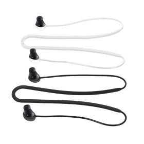   Set 2 Curele pentru casti Samsung Galaxy Buds Pro, Kwmobile, Negru/Alb, Silicon, 56874.02