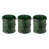 Set 3 Saci de gradina Pop-up Navaris, 53 cm x 65 cm, 150 L, reutilizabili, 56893.07