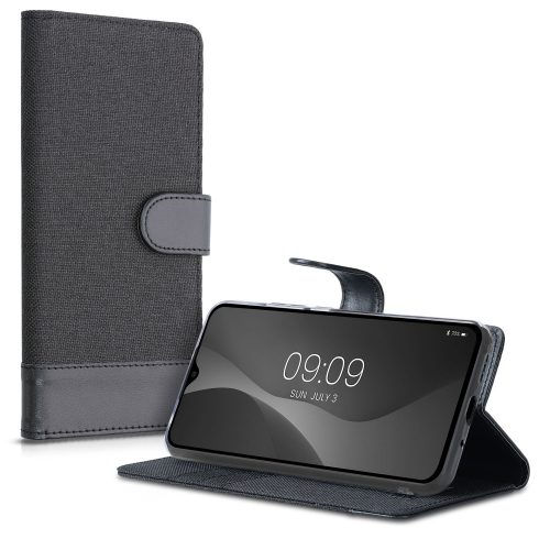 Husa pentru Xiaomi Redmi 9C, Textil, Negru, 54457.73, kwmobile